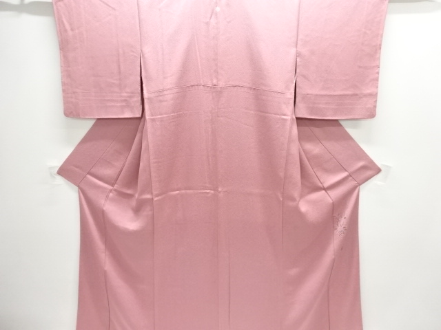 JAPANESE KIMONO / IROMUJI / SILK / WEAVE PATTERN / SINGLE CREST / ARTIST WORK